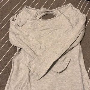 Lulu lemon long sleeve with open back